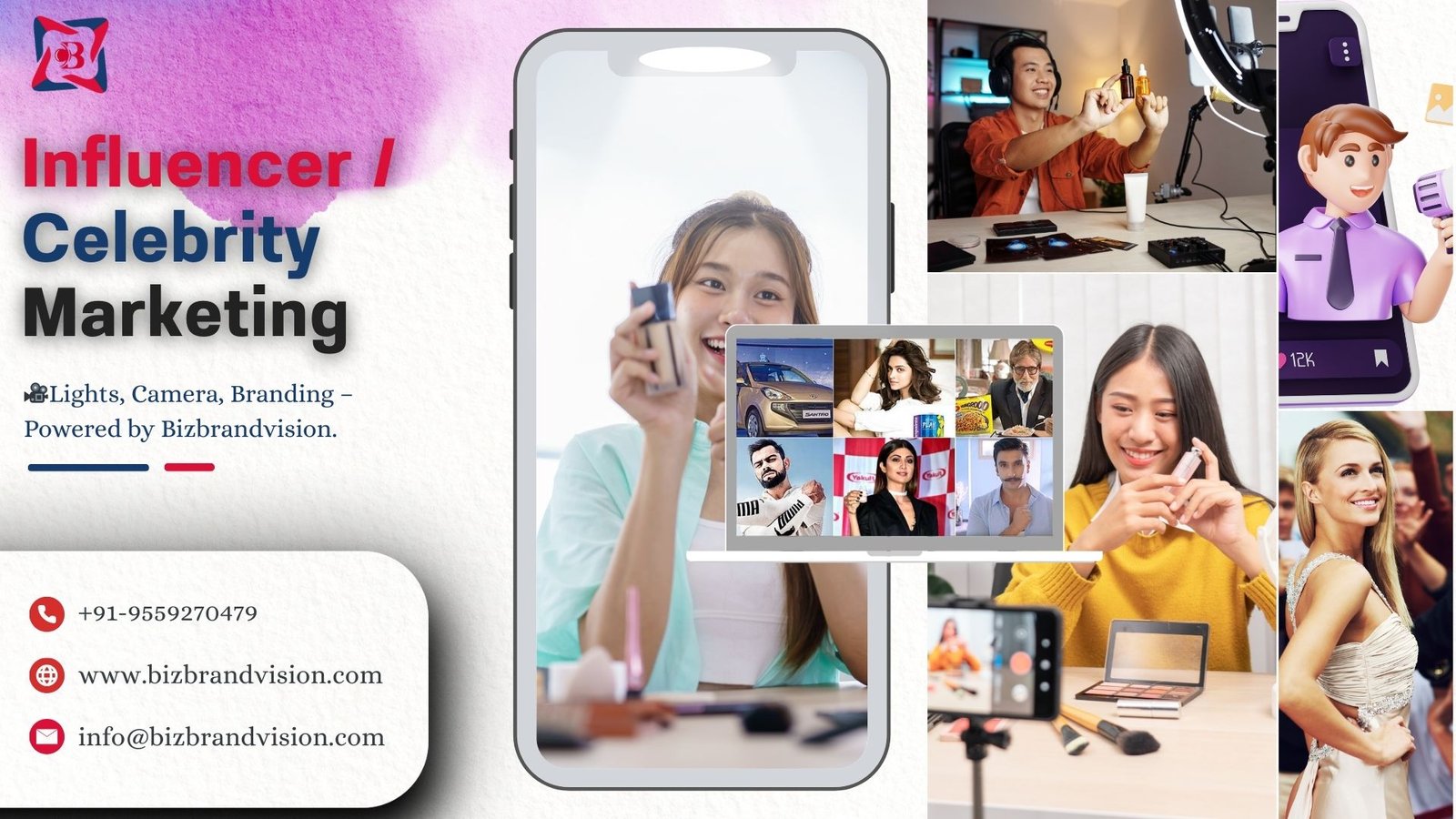 Best Influencer and Celebrity Marketing Company in Lucknow, Up, India - Bizbrandvision Pvt. Ltd.