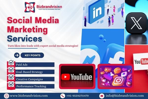 Best social media marketing company in India—Bizbrandvision Pvt. Ltd. offering expert digital promotion services
