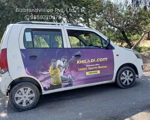 Cab advertisement services in Lucknow by Bizbrandvision Pvt. Ltd. for city-wide mobile promotions