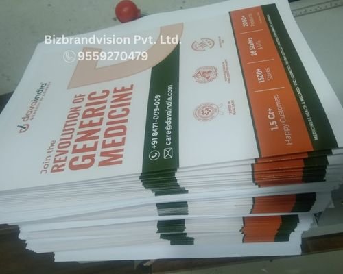 Custom brochure design and printing services in Lucknow and India by Bizbrandvision Pvt. Ltd.