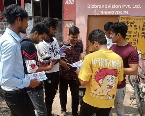 Hand-to-hand flyer distribution services in Lucknow by Bizbrandvision Pvt. Ltd.