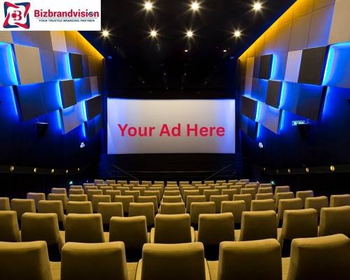 Multiplex cinema advertising in Lucknow by Bizbrandvision Pvt. Ltd. to engage captive movie-going audiences