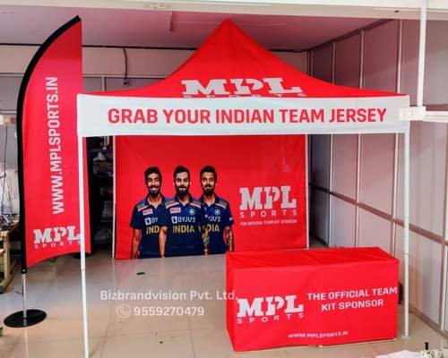 Outdoor promotional gazebo provider – Bizbrandvision Pvt. Ltd. offers durable, branded canopy solutions