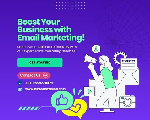 Professional email marketing solutions offered by Bizbrandvision Pvt. Ltd. across India