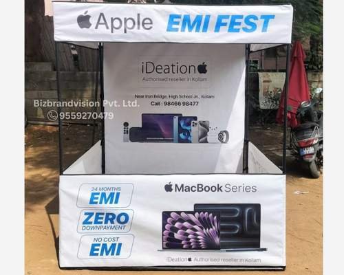 Promotional canopy printing in Lucknow by Bizbrandvision Pvt. Ltd. for events and product activations