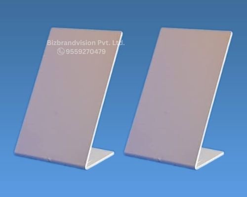 Restaurant table top menu holder printing across India by Bizbrandvision Pvt. Ltd. for food outlets and cafes