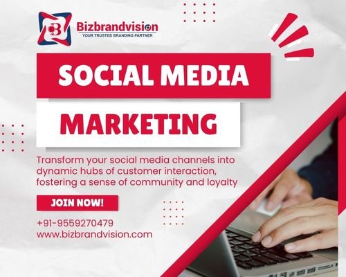 Professional social media marketing services by Bizbrandvision Pvt. Ltd. in India