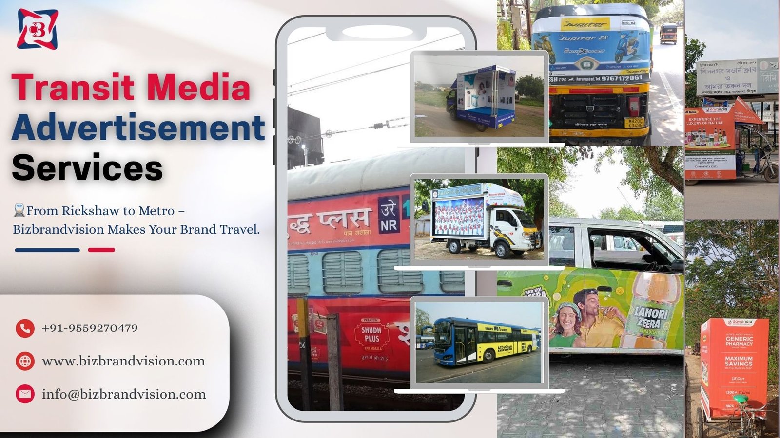 Top Transit Advertisement Company in Lucknow, UP, India - Bizbrandvision Pvt. Ltd.
