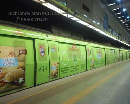 Train advertisement services across India by Bizbrandvision Pvt. Ltd. for wide-reaching brand visibility